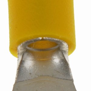 Dorman Wire Terminal End, Conduct-Tite®, #8 Ring Terminal, 12-10 Gauge Wire, Yellow, Single, Pack of 14 – 85444