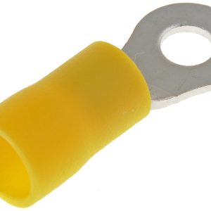 Dorman Wire Terminal End, Conduct-Tite®, #8 Ring Terminal, 12-10 Gauge Wire, Yellow, Single, Pack of 14 – 85444