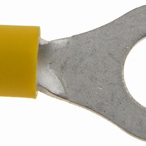 Dorman Wire Terminal End, Conduct-Tite ®, 5/16 Inch Ring Terminal, 12-10 Gauge Wire, Yellow, Pack of 11 – 85445