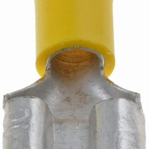 Dorman Wire Terminal End, Conduct-Tite ®, 0.375 Inch Female Disconnect, 12-10 Gauge Wire, Yellow, Pack of 7 – 85447