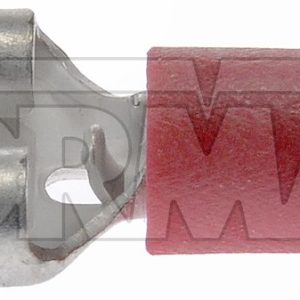 Dorman Wire Terminal End, Conduct-Tite ®, Red Female Blade Disconnect, 18 to 22 Gauge Wire, Set of 20 – 85450