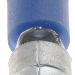 Dorman Wire Terminal End, Conduct-Tite®, 0.188 Inch Male Bullet Connector, 16-14 Gauge Wire, Blue, Pack of 25 – 85457