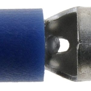 Dorman Wire Terminal End, Conduct-Tite®, 0.188 Inch Male Bullet Connector, 16-14 Gauge Wire, Blue, Pack of 25 – 85457