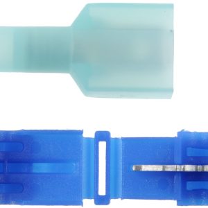 Dorman Wire Terminal End, Conduct-Tite ®, T-Tap Terminal, 16-14 Gauge Wire, Blue, Pack of 16 – 85473