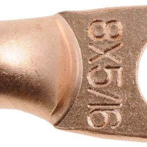 Dorman Battery Cable Eyelet, Conduct-Tite®, 5/16 Inch Ring Terminal, 8 Gauge Wire, Without Insulation, Copper, Set of 2 – 85639