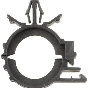 Dorman Wire Loom Retaining Clip, Conduct-Tite ®, Use to Hold Wire, 3/4 Inch Inside Diameter, Black, Plastic, Set of 2 – 85657