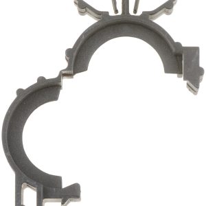 Dorman Wire Loom Retaining Clip, Conduct-Tite ®, Use to Hold Wire, 3/4 Inch Inside Diameter, Black, Plastic, Set of 2 – 85657