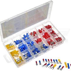 Dorman Wire Terminal End, Conduct-Tite ®, With 175 Piece 22-10 Gauge Assorted Wire Terminals – 85694
