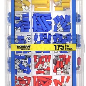 Dorman Wire Terminal End, Conduct-Tite ®, With 175 Piece 22-10 Gauge Assorted Wire Terminals – 85694