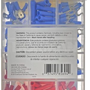 Dorman Wire Terminal End, Conduct-Tite ®, With 175 Piece 22-10 Gauge Assorted Wire Terminals – 85694