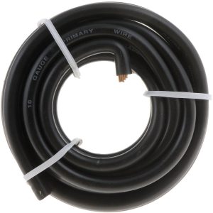 Dorman Primary Wire, Conduct-Tite ®, Stranded Conductor, 10 Gauge, Black, 8 Feet Length, Copper Conductor/ PVC Insulation – 85702