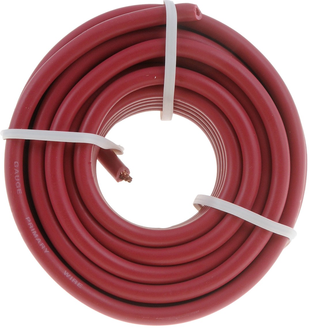 Dorman Primary Wire, Conduct-Tite ®, Stranded Conductor, 12 Gauge, Red, 12 Feet Length, Copper Conductor/ PVC Insulation – 85708