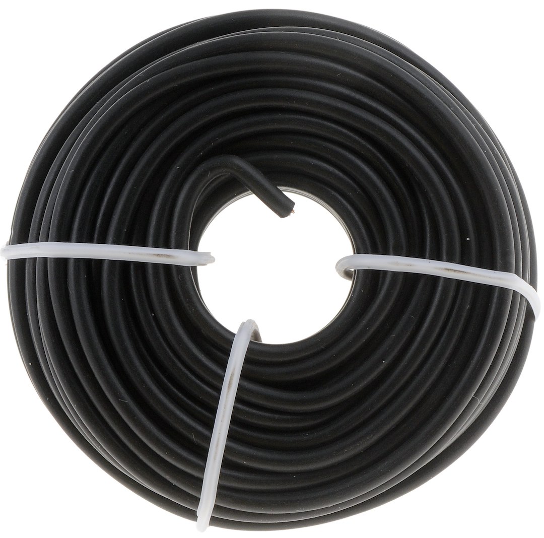 Dorman Primary Wire, Conduct-Tite ®, Stranded Conductor, 16 Gauge, Black, 30 Feet Length, Copper Conductor/ PVC Insulation – 85726