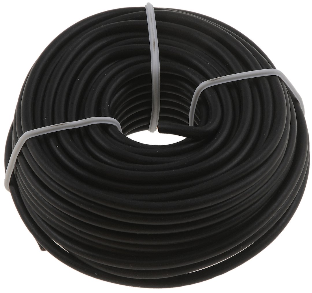 Dorman Primary Wire, Conduct-Tite ®, Stranded Conductor, 16 Gauge, Black, 30 Feet Length, Copper Conductor/ PVC Insulation – 85726
