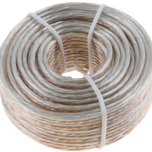 Dorman Speaker Wire, Round Type, 25 Foot Length, 20 Gauge, Clear – 85750