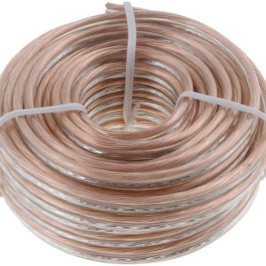 Dorman Speaker Wire, Round Type, 20 Foot Length, 18 Gauge, Clear – 85760