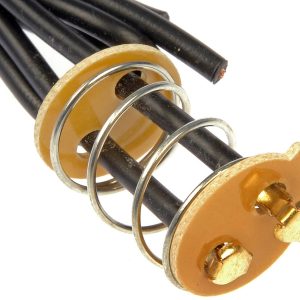 Dorman Courtesy Light Socket, Conduct-Tite®, Two Wire Double Contact, 10 Inch Overall Length, With Pigtail – 85801