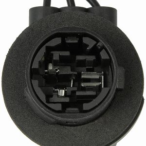 Dorman Tail Light Socket, Conduct-Tite ®, 3 Wire, 10-1/2 Inch Overall Length with Wire, 1 Inch Overall Length Without Wire, Female, Plastic – 85881