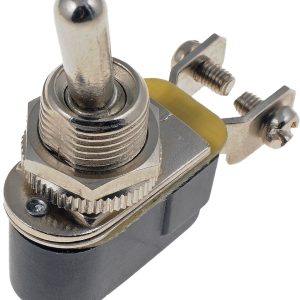 Dorman Multi Purpose Switch, Conduct-Tite®, On-Off, 12 Volt, 15 Amp Max, Toggle, Lever, Non-Lighted, Silver, Without Safety Cover – 85900