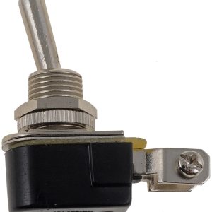 Dorman Multi Purpose Switch, Conduct-Tite®, On-Off, 12 Volt, 15 Amp Max, Toggle, Lever, Non-Lighted, Silver, Without Safety Cover – 85900