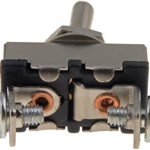 Dorman Multi Purpose Switch, Conduct-Tite ®, 12 Volt, 20 Amp Max, Toggle, Lever, Non-Lighted, Silver, Without Safety Cover – 85901