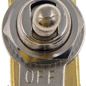 Dorman Multi Purpose Switch, Conduct-Tite ®, 12 Volt, 20 Amp Max, Toggle, Lever, Non-Lighted, Silver, Without Safety Cover – 85902