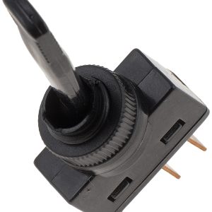 Dorman Multi Purpose Switch, Conduct-Tite®, On-Off, 12 Volt, 16 Amp Max, Toggle, Lever, Non-Lighted, Black, Without Safety Cover – 85906