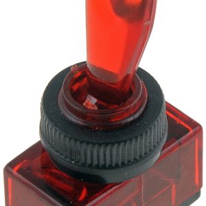 Dorman Multi Purpose Switch, Conduct-Tite ®, 12 Volt, 20 Amp Max, Toggle, Lever, Illuminated, Red, Without Safety Cover – 85910