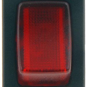 Dorman Multi Purpose Switch, Conduct-Tite ®, 12 Volt, 15 Amp Max, Rocker, Rectangular, Illuminated, Red, Without Safety Cover – 85915
