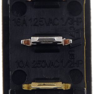 Dorman Multi Purpose Switch, Conduct-Tite ®, 12 Volt, 15 Amp Max, Rocker, Rectangular, Illuminated, Red, Without Safety Cover – 85915