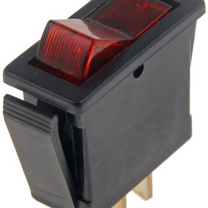 Dorman Multi Purpose Switch, Conduct-Tite ®, 12 Volt, 20 Amp Max, Rocker, Rectangular, Illuminated, Red, Without Safety Cover – 85920