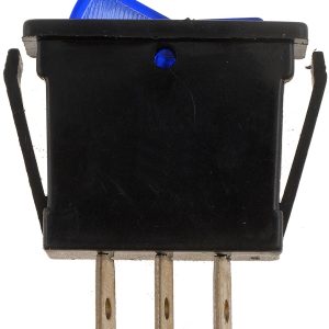 Dorman Multi Purpose Switch, Conduct-Tite ®, 12 Volt, 20 Amp Max, Rocker, Rectangular, Illuminated, Blue, Without Safety Cover – 85922