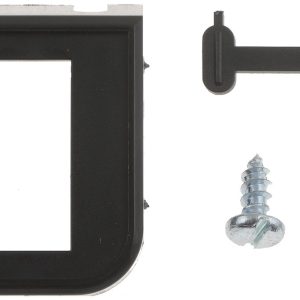 Dorman Switch Plate Cover, Conduct-Tite ®, One 1-1/8 Inch X 7/16 Inch Rectangular Hole Opening, Painted, Black, Plastic, Single – 85927