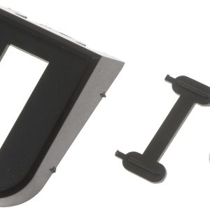 Dorman Switch Plate Cover, Conduct-Tite ®, One 1-1/8 Inch X 7/16 Inch Rectangular Hole Opening, Painted, Black, Plastic, Single – 85927