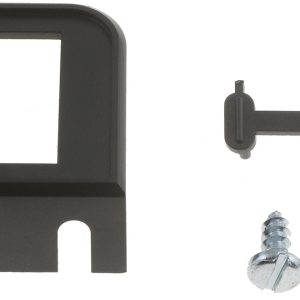 Dorman Switch Plate Cover, Conduct-Tite ®, One 1-1/8 Inch X 7/16 Inch Rectangular Hole Opening, Painted, Black, Plastic, Single – 85927