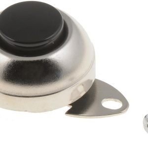 Dorman Horn Button, Conduct-Tite ®, Universal, Screw on Type, Polished, Black, Metal and Plastic – 85929
