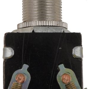 Dorman Multi Purpose Switch, Conduct-Tite ®, 12 Volt, 20 Amp Max, Push Button, Round, Non-Lighted, Silver, Without Safety Cover – 85935