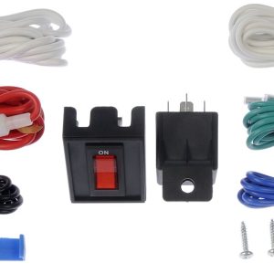 Dorman Multi Purpose Switch, Conduct-Tite ®, 12 Volt, 30 Amp Max, Rocker, Rectangular, Non-Lighted, Red, Without Safety Cover – 85937