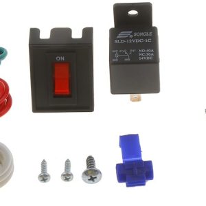 Dorman Multi Purpose Switch, Conduct-Tite ®, 12 Volt, 30 Amp Max, Rocker, Rectangular, Non-Lighted, Red, Without Safety Cover – 85937
