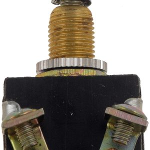 Dorman Multi Purpose Switch, Conduct-Tite ®, 12 Volt, 20 Amp Max, Push-On/ Pull-Off Switch, Round, Non-Lighted, Silver, Without Safety Cover – 85955