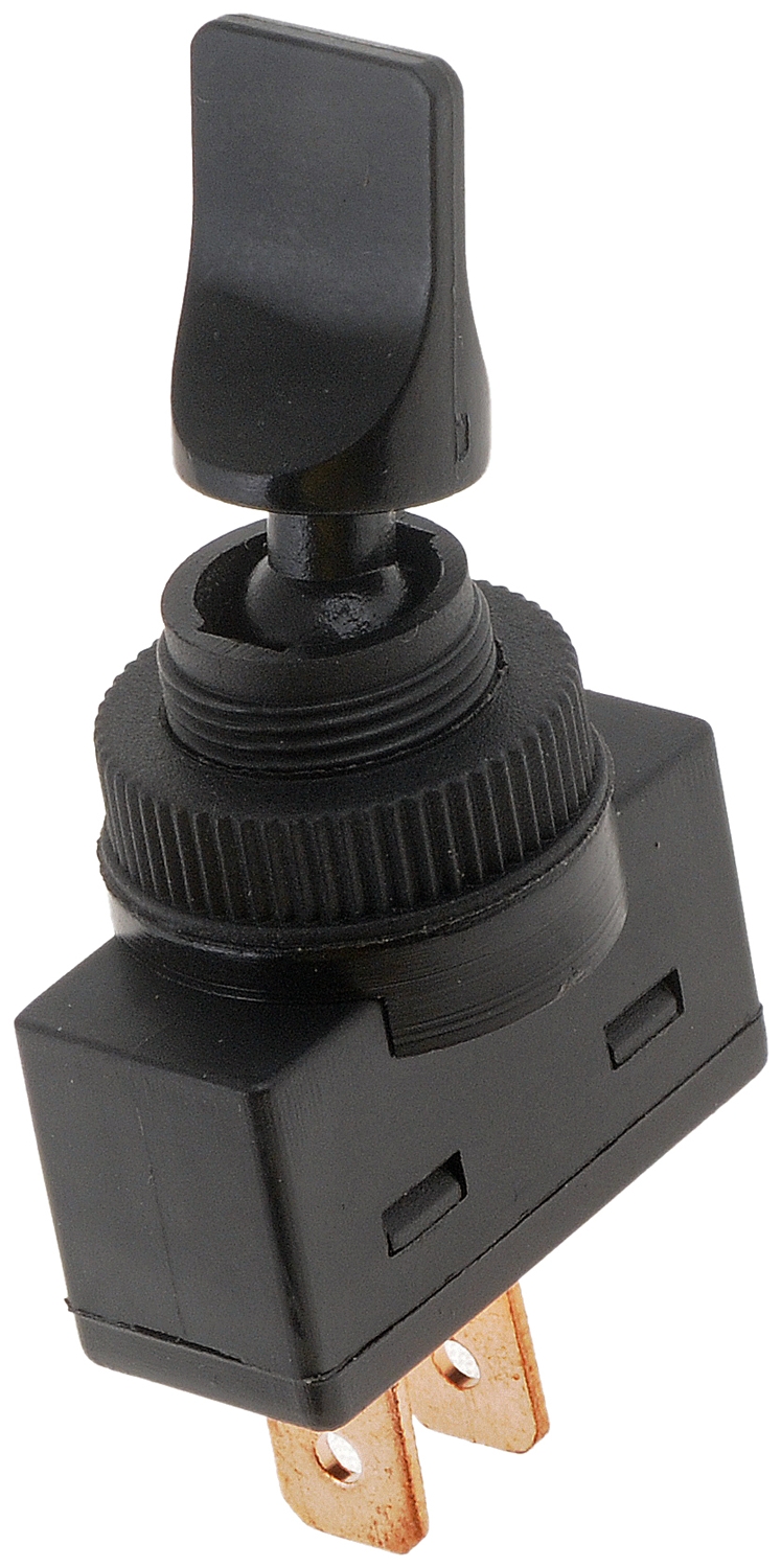 Dorman Multi Purpose Switch, Conduct-Tite ®, 12 Volt, 20 Amp Max, Toggle, Lever, Non-Lighted, Black, Without Safety Cover – 85964