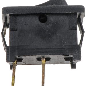 Dorman Multi Purpose Switch, Conduct-Tite ®, 12 Volt, 10 Amp Max, Rocker, Rectangular, Non-Lighted, Black, Without Safety Cover – 85968