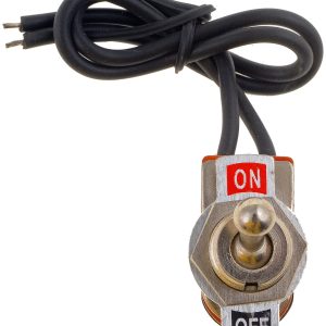 Dorman Multi Purpose Switch, Conduct-Tite ®, 12 Volt, 6 Amp Max, Toggle, Lever, Non-Lighted, Silver, Without Safety Cover – 85982