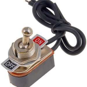 Dorman Multi Purpose Switch, Conduct-Tite ®, 12 Volt, 6 Amp Max, Toggle, Lever, Non-Lighted, Silver, Without Safety Cover – 85982