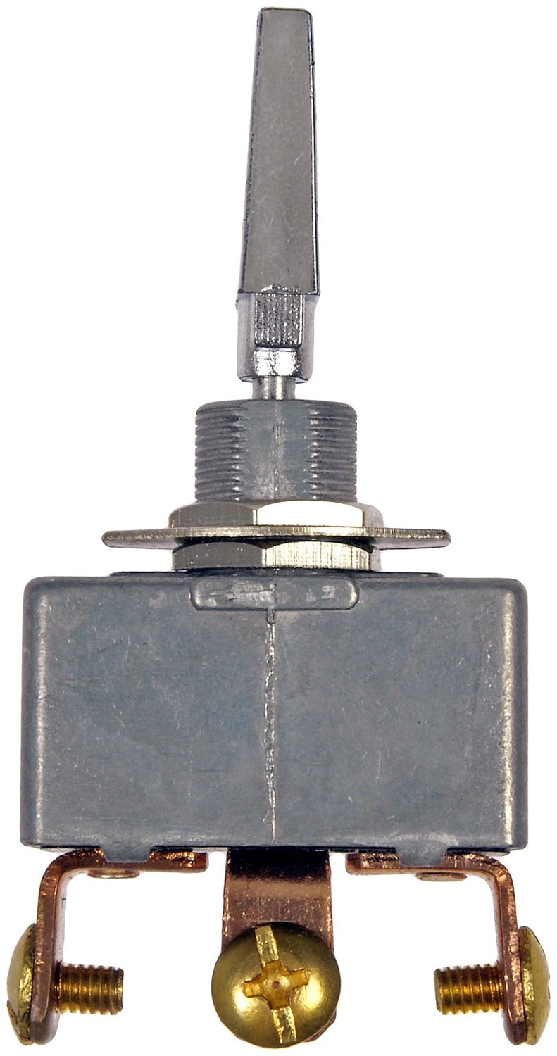 Dorman Multi Purpose Switch, Conduct-Tite ®, 12 Volt, 35 Amp Max, Toggle, Lever, Non-Lighted, Silver, Without Safety Cover – 85983