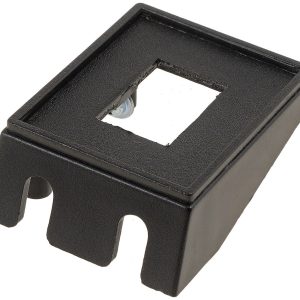Dorman Switch Plate Cover, Conduct-Tite ®, One 3/4 Inch X 1/2 Inch Rectangular Hole Opening, Painted, Black, Plastic, Single – 85992