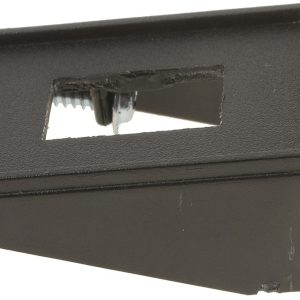 Dorman Switch Plate Cover, Conduct-Tite ®, One 3/4 Inch X 1/2 Inch Rectangular Hole Opening, Painted, Black, Plastic, Single – 85992