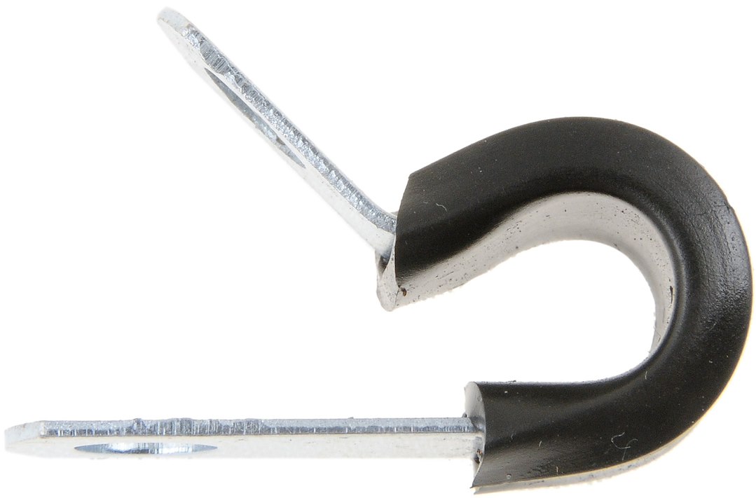 Dorman Cushion Clamp, Conduct-Tite ®, Fits Upto 3/8 Inch Cable, Natural/ Zinc Plated Metal, Set of 2 – 86102