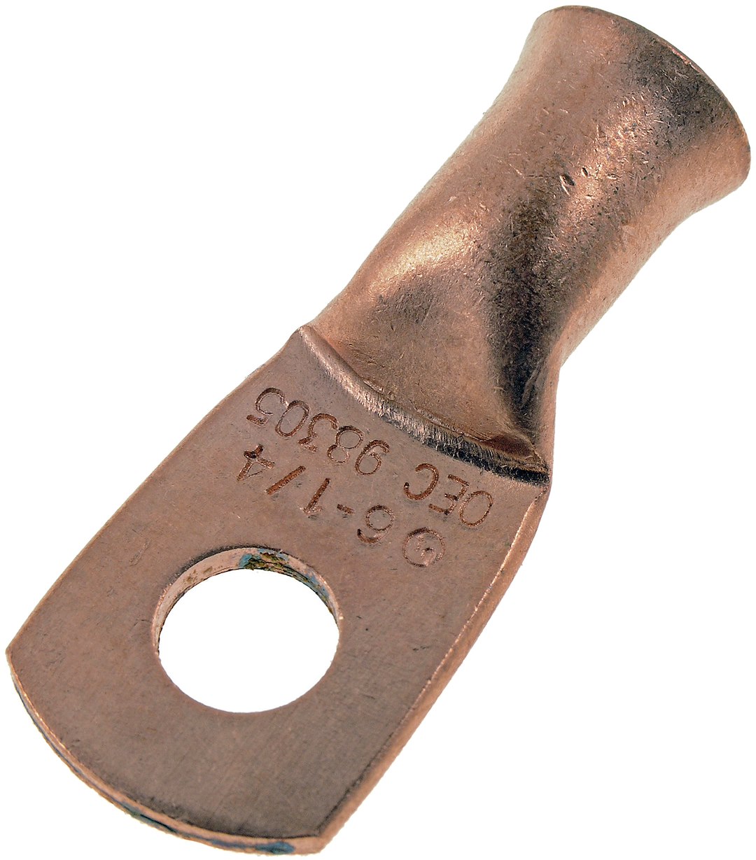 Dorman Battery Cable Eyelet, Conduct-Tite ®, 1/4 Inch Ring Terminal, 6 Gauge Wire, Without Insulation, Copper, Set of 2 – 86168