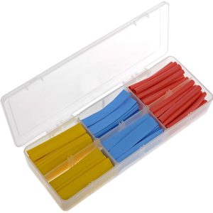 Dorman Heat Shrink Tubing Assortment, Conduct-Tite ®, With 2.5 Inch Length Tubes/ Storage Case, Total of 100 Pieces – 87501